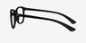Ray-Ban RB7169 Matte Black PlasticEyeglass Frames from EyeBuyDirect, Side View