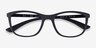 Ray-Ban RB7169 Matte Black PlasticEyeglass Frames from EyeBuyDirect, Closed View
