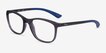 Ray-Ban RB7169 Clear Dark Gray PlasticEyeglass Frames from EyeBuyDirect, Angle View