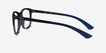 Ray-Ban RB7169 Clear Dark Gray PlasticEyeglass Frames from EyeBuyDirect, Side View