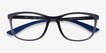 Ray-Ban RB7169 Clear Dark Gray PlasticEyeglass Frames from EyeBuyDirect, Closed View