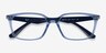 Ray-Ban RB7176 Clear Blue PlasticEyeglass Frames from EyeBuyDirect, Closed View