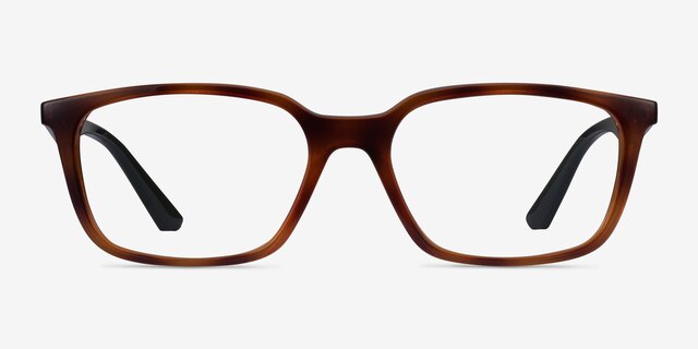Ray-Ban RB7176 Tortoise PlasticEyeglass Frames from EyeBuyDirect, Front View