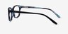 Oakley Taunt Purple Marble AcetateEyeglass Frames from EyeBuyDirect, Side View