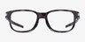 Oakley Latch SS Gray Tortoise PlasticEyeglass Frames from EyeBuyDirect, Front View