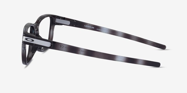 Oakley Latch SS Gray Tortoise PlasticEyeglass Frames from EyeBuyDirect, Side View