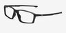 Oakley Chamber Black PlasticEyeglass Frames from EyeBuyDirect, Angle View