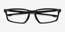Oakley Chamber Black PlasticEyeglass Frames from EyeBuyDirect, Closed View