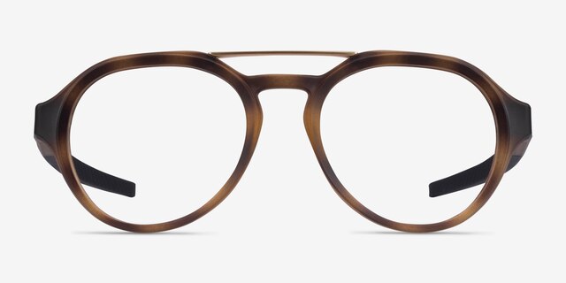 Oakley Scavenger Matte Brown Tortoise PlasticEyeglass Frames from EyeBuyDirect, Front View