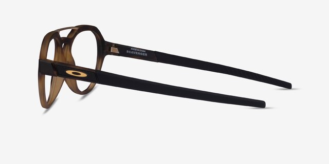 Oakley Scavenger Matte Brown Tortoise PlasticEyeglass Frames from EyeBuyDirect, Side View