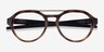 Oakley Scavenger Matte Brown Tortoise PlasticEyeglass Frames from EyeBuyDirect, Closed View