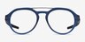 Oakley Scavenger Matte Blue PlasticEyeglass Frames from EyeBuyDirect, Front View
