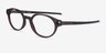 Oakley Bolster Brown MetalEyeglass Frames from EyeBuyDirect, Angle View