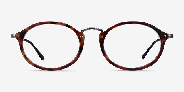 Ray-Ban RB2547V Tortoise Gunmetal AcetateEyeglass Frames from EyeBuyDirect, Front View