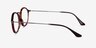 Ray-Ban RB2547V Tortoise Gunmetal AcetateEyeglass Frames from EyeBuyDirect, Side View