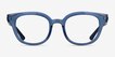 Ray-Ban RB4324V Clear Blue AcetateEyeglass Frames from EyeBuyDirect, Front View