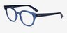 Ray-Ban RB4324V Clear Blue AcetateEyeglass Frames from EyeBuyDirect, Angle View