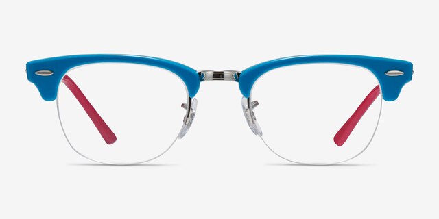 Ray-Ban RB4354V Light Blue AcetateEyeglass Frames from EyeBuyDirect, Front View