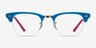 Ray-Ban RB4354V Light Blue AcetateEyeglass Frames from EyeBuyDirect, Front View