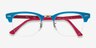 Ray-Ban RB4354V Light Blue AcetateEyeglass Frames from EyeBuyDirect, Closed View