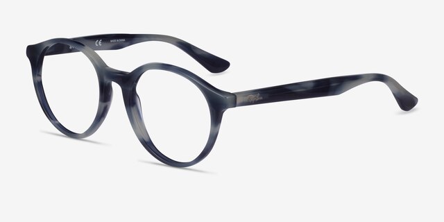 Ray-Ban RB5361 Gray Floral AcetateEyeglass Frames from EyeBuyDirect, Angle View