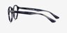 Ray-Ban RB5361 Gray Floral AcetateEyeglass Frames from EyeBuyDirect, Side View