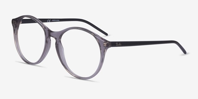 Ray-Ban RB5371 Gray AcetateEyeglass Frames from EyeBuyDirect, Angle View