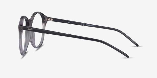 Ray-Ban RB5371 Gray AcetateEyeglass Frames from EyeBuyDirect, Side View
