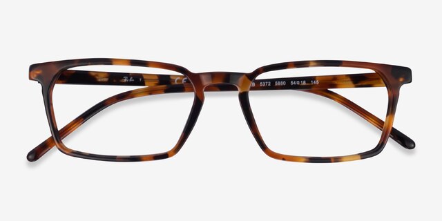 Ray-Ban RB5372 Tortoise AcetateEyeglass Frames from EyeBuyDirect, Closed View