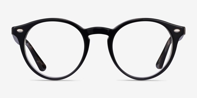 Ray-Ban RB5376 Black Tortoise AcetateEyeglass Frames from EyeBuyDirect, Front View