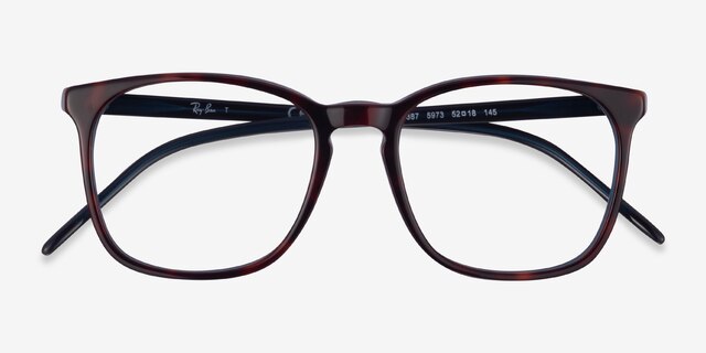Ray-Ban RB5387 Tortoise AcetateEyeglass Frames from EyeBuyDirect, Closed View