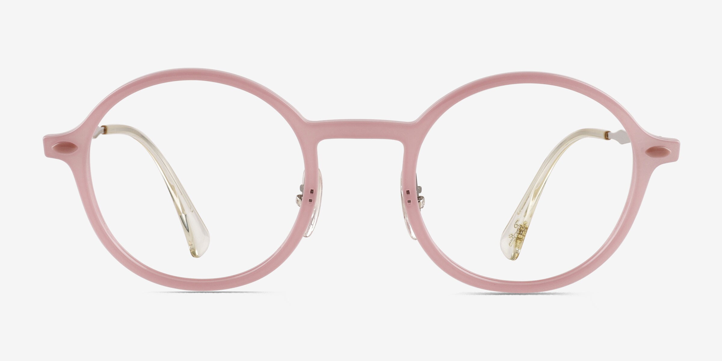 Ray-Ban RB7087 Lightray - Round Pink Frame Glasses For Women 