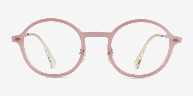 Ray-Ban RB7087 Lightray Pink MetalEyeglass Frames from EyeBuyDirect, Front View