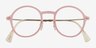 Ray-Ban RB7087 Lightray Pink MetalEyeglass Frames from EyeBuyDirect, Closed View