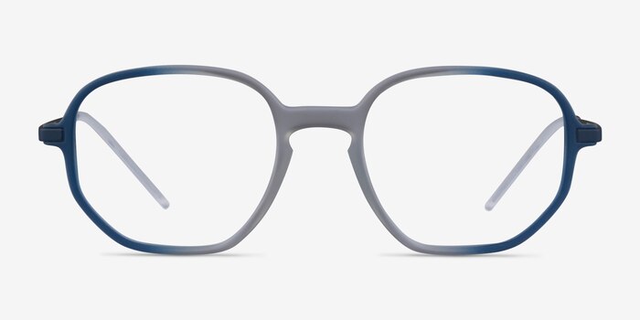 Ray-Ban RB7152 Clear Blue Metal Eyeglass Frames from EyeBuyDirect