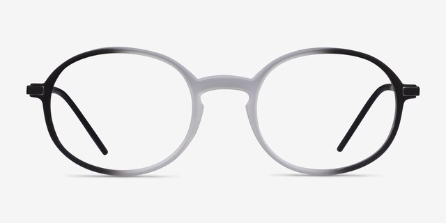 Ray-Ban RB7153 Clear Black MetalEyeglass Frames from EyeBuyDirect, Front View