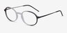 Ray-Ban RB7153 Clear Black MetalEyeglass Frames from EyeBuyDirect, Angle View