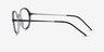 Ray-Ban RB7153 Clear Black MetalEyeglass Frames from EyeBuyDirect, Side View