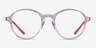 Ray-Ban RB7173 Clear Pink PlasticEyeglass Frames from EyeBuyDirect, Front View