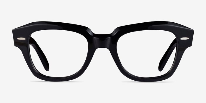 Ray-Ban RB5486 Black Acetate Eyeglass Frames from EyeBuyDirect