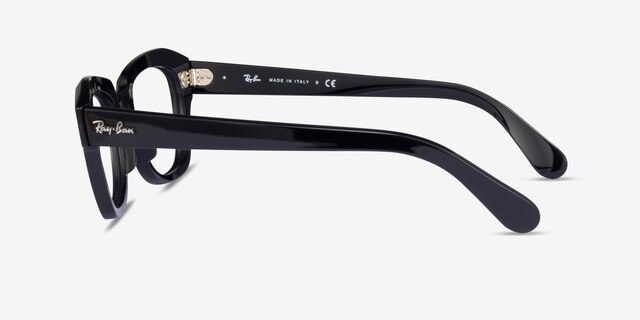 Ray-Ban RB5486 Black AcetateEyeglass Frames from EyeBuyDirect, Side View