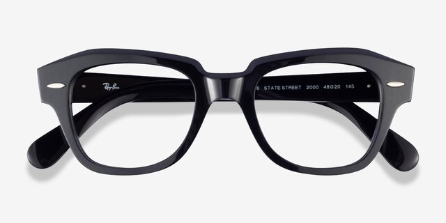 Ray-Ban RB5486 Black AcetateEyeglass Frames from EyeBuyDirect, Closed View