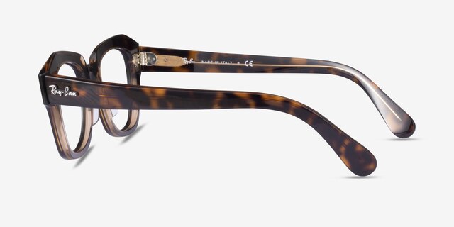 Ray-Ban RB5486 Tortoise AcetateEyeglass Frames from EyeBuyDirect, Side View