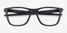 Oakley Centerboard Noir PlastiqueMontures de lunettes de vue d'EyeBuyDirect, Vue Rapprochée
