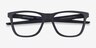 Oakley Centerboard Black PlasticEyeglass Frames from EyeBuyDirect, Closed View