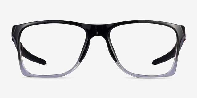 Oakley Activate Black Clear PlastiqueMontures de lunettes de vue d'EyeBuyDirect, Vue de Face