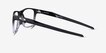 Oakley Activate Black Clear PlasticEyeglass Frames from EyeBuyDirect, Side View