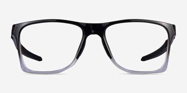 Oakley Activate Black Clear PlastiqueMontures de lunettes de vue d'EyeBuyDirect, Vue de Face