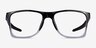 Oakley Activate Black Clear PlastiqueMontures de lunettes de vue d'EyeBuyDirect, Vue de Face
