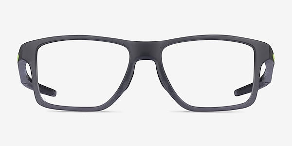 Oakley Chamfer Squared Gray Plastic Eyeglass Frames